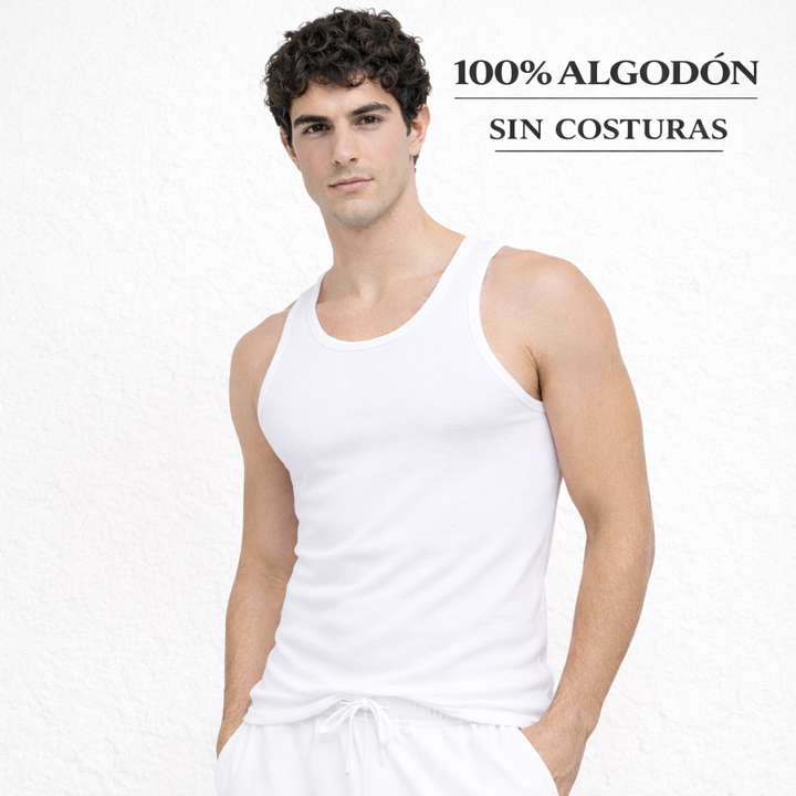 5280b CAMISETA TIRANTES BÁSICA 000-Blanco