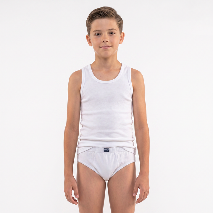5306 SLIP CERRADO LISO BÁSICO 100% ALGODÓN ANTIALÉRGICO