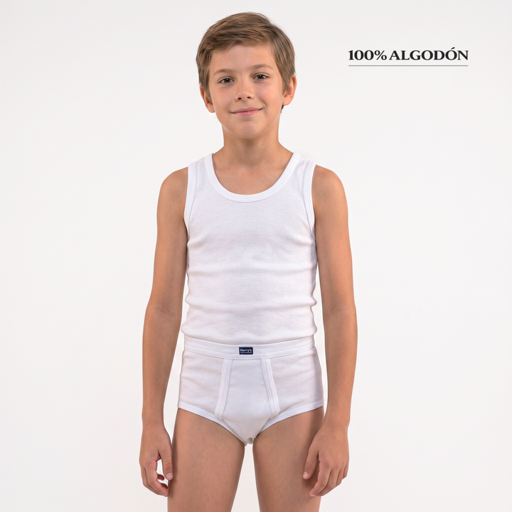 5380 SLIP ABIERTO CLÁSICO ALGODÓN