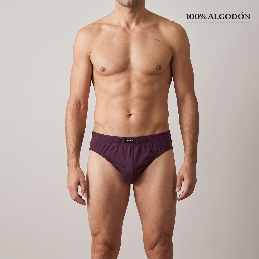 5408 SLIP CERRADO HOMBRE 100% ALGODÓN