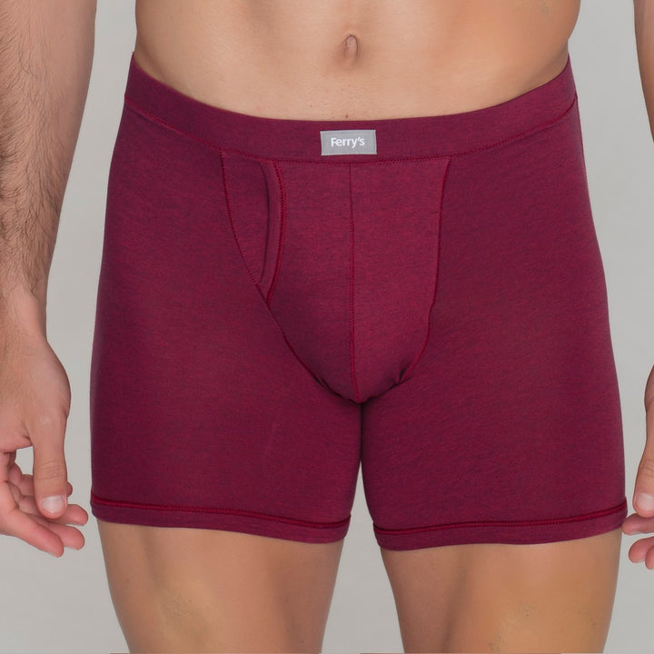 5085 BÓXER ABIERTO SEGUNDA PIEL 752-Granate