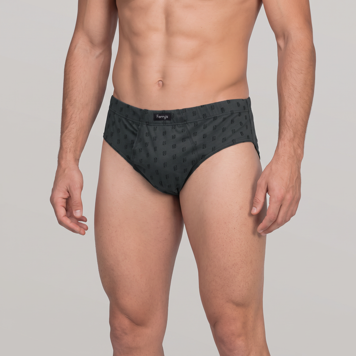 5429b SLIP ABIERTO HOMBRE TALLAS GRANDES 95% ALGODÓN BORDADO KUBE