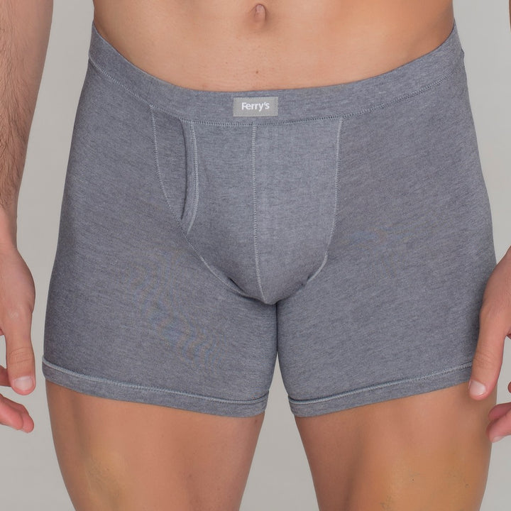 5085b BÓXER ABIERTO SEGUNDA PIEL 092-Gris 2XL-64