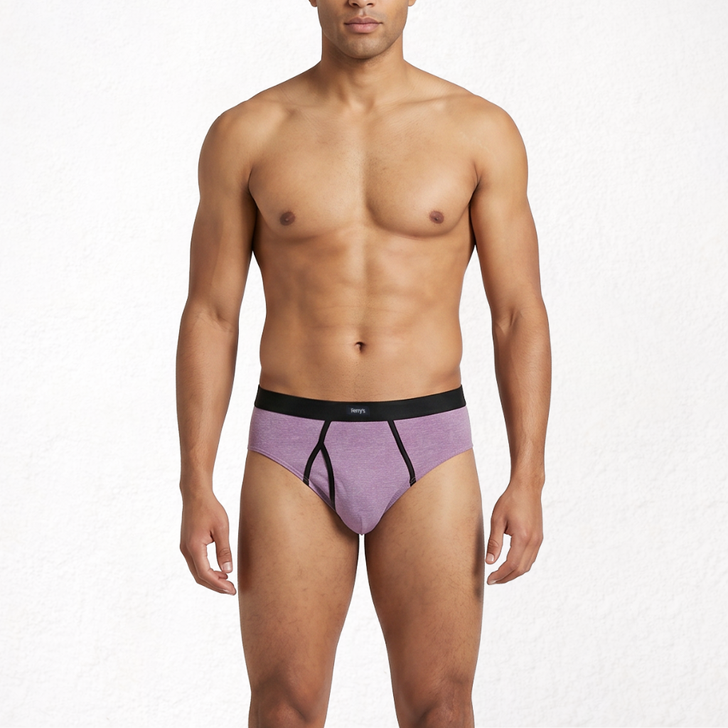 5444 SLIP ABIERTO MELANGE 744-Frambuesa