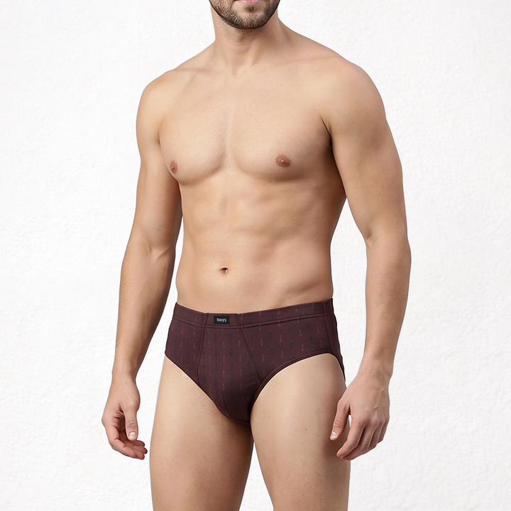 5448 SLIP ABIERTO BORDADO ANCLAS 786-Granate S-48