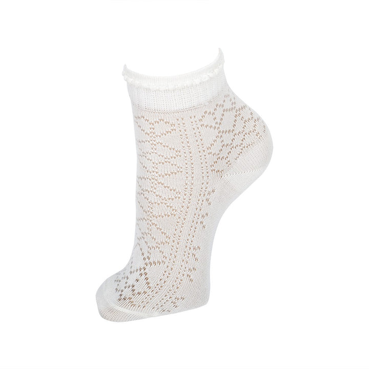 4038 CALCETÍN ROMBOS HILO DE ESCOCIA 403-Beige