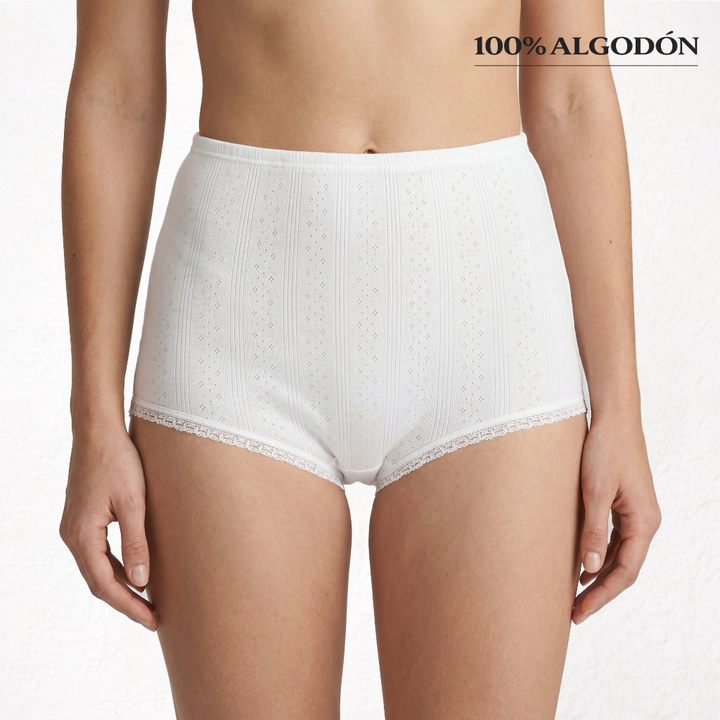 5616b BRAGA CALADA T-1 100% ALGODÓN ANTIALÉRGICA 000-Blanco