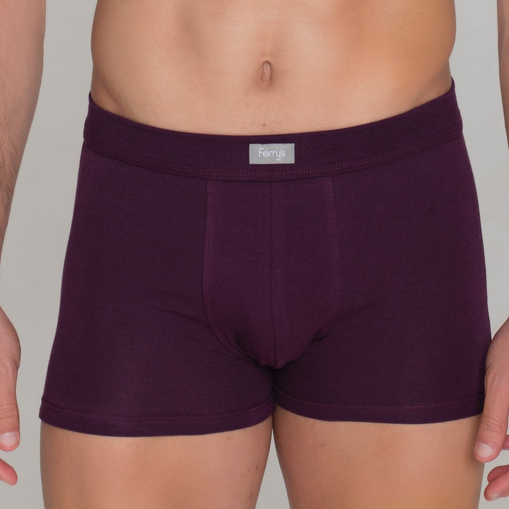 5001 BÓXER CERRADO LISO 746-Granate