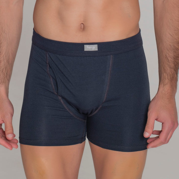 5068 BÓXER ABIERTO LISO 096-Gris Oscuro