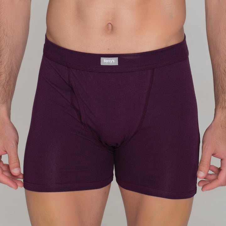 5068 BÓXER ABIERTO LISO 746-Granate