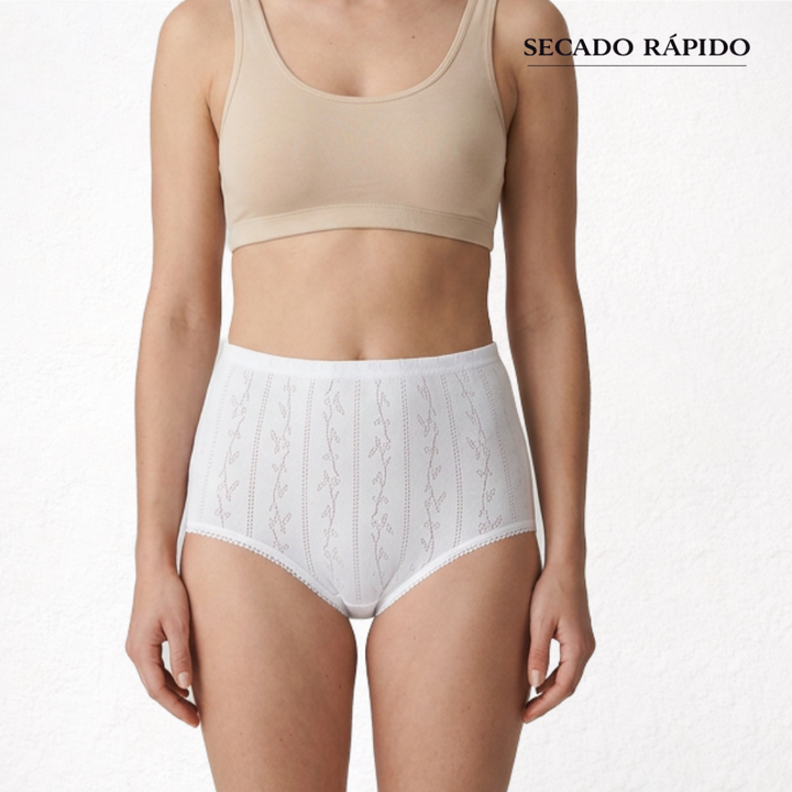 5650b BRAGA ALTA CALADA SECADO RÁPIDO 000-Blanco