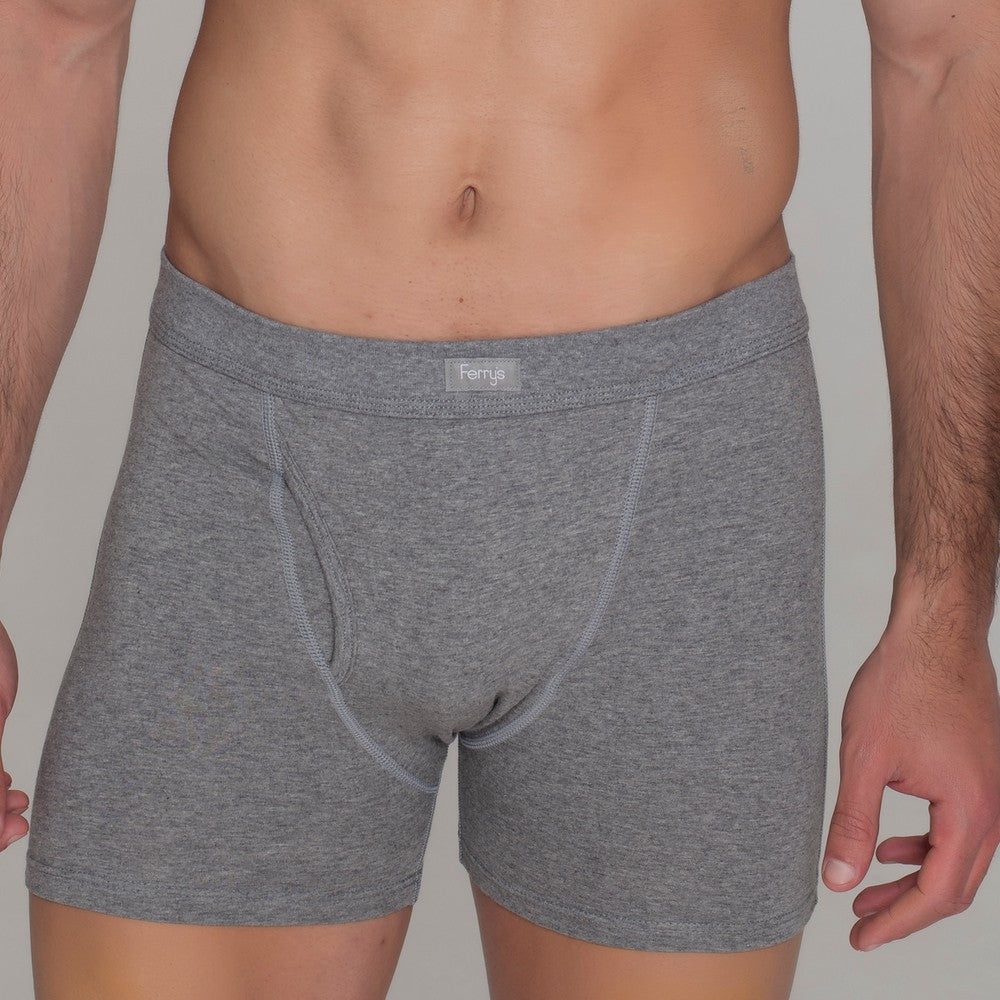 5068b BÓXER ABIERTO LISO 129-Gris Vigoré 2XL-64