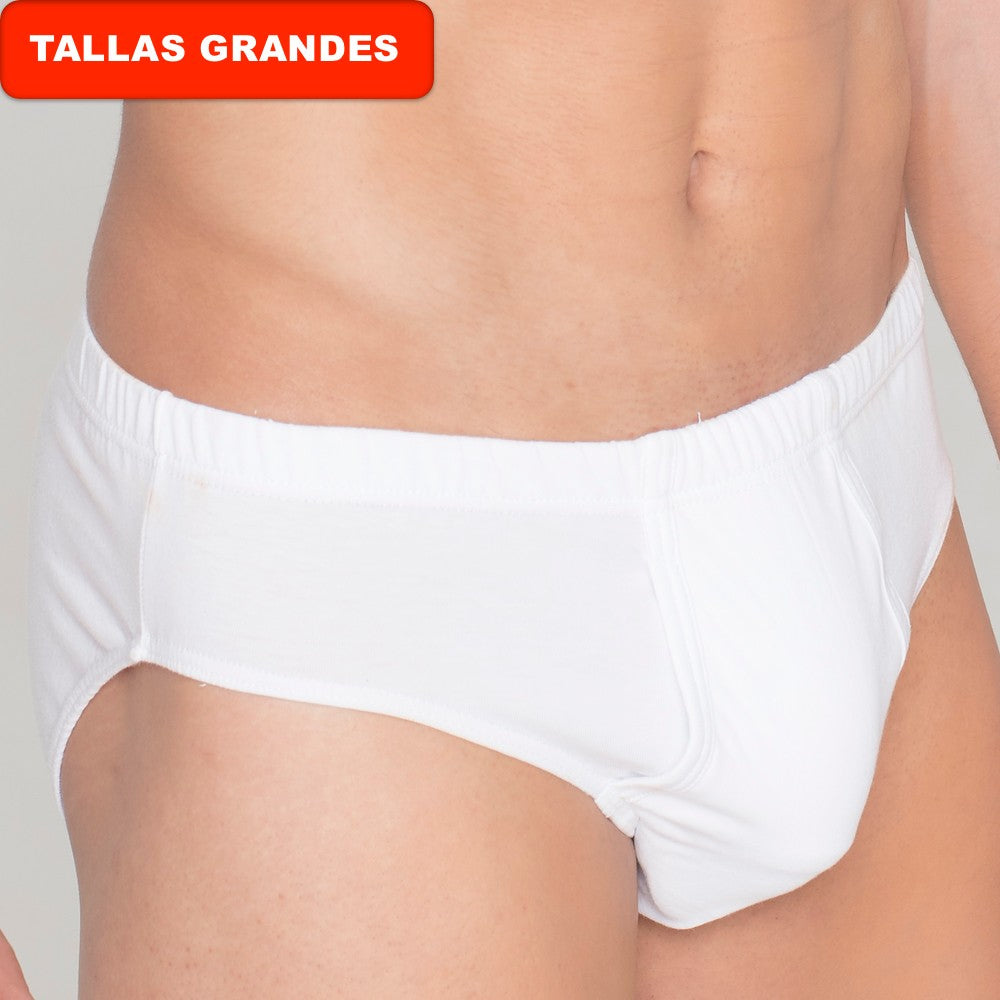 5009b SLIP ABIERTO LISO 000-Blanco 2XL-64