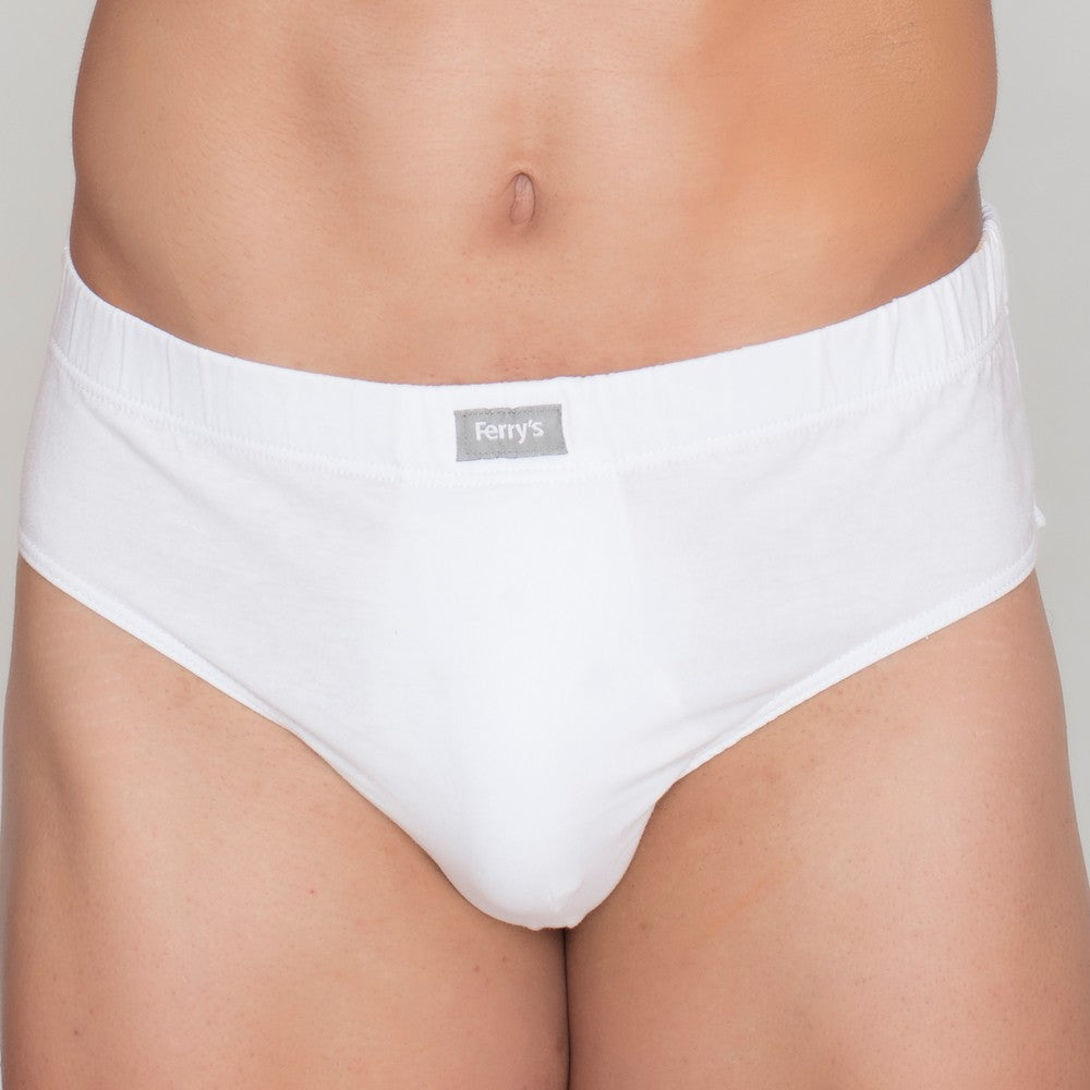 5406 SLIP CERRADO CON CINTURA ELÁSTICA 000-Blanco