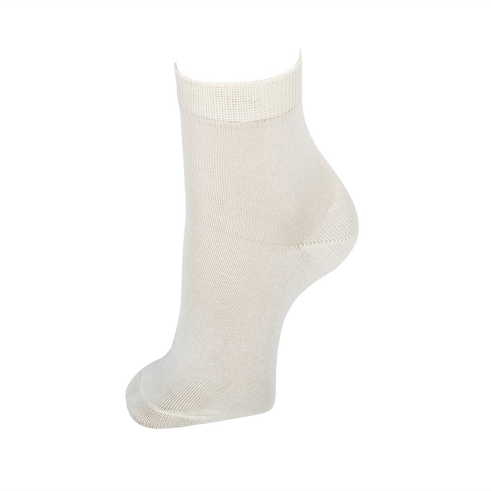 4114 CALCETÍN TOBILLERO HILO DE ESCOCIA 403-Beige