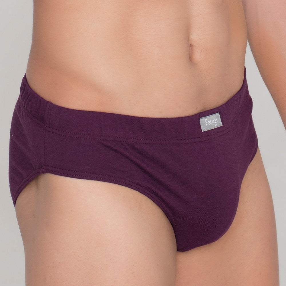 5406b SLIP CERRADO CON CINTURA ELÁSTICA 746-Granate