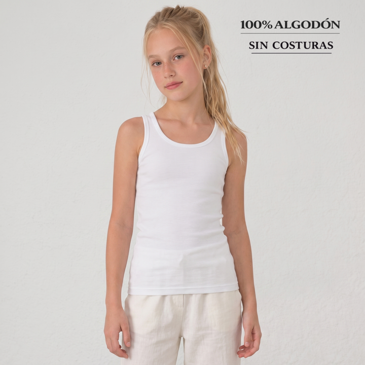 5822-003 CAMISETA TIRANTES ALGODÓN