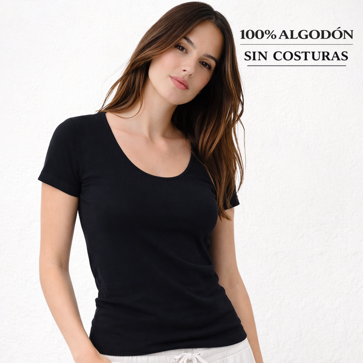 5837 CAMISETA MANGA CORTA 100% ALGODÓN ANTIALÉRGICA
