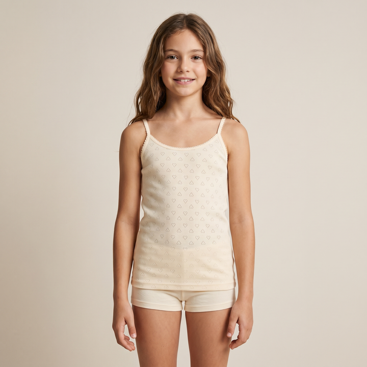 5841 CAMISETA TIRANTES CORAZONES