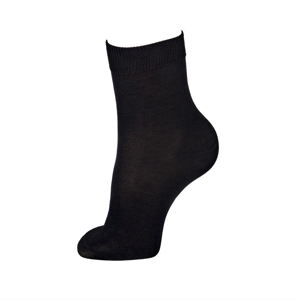 4115 CALCETÍN HILO DE ESCOCIA 009-Negro