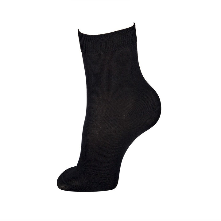 4115 CALCETÍN HILO DE ESCOCIA 009-Negro