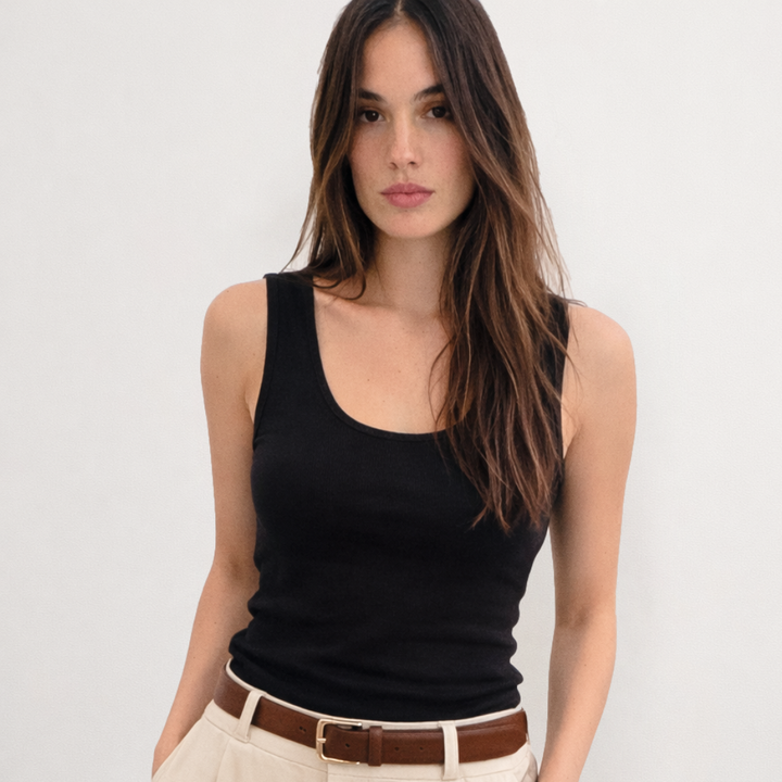 5867b CAMISETA TIRANTES ANCHOS BÁSICA