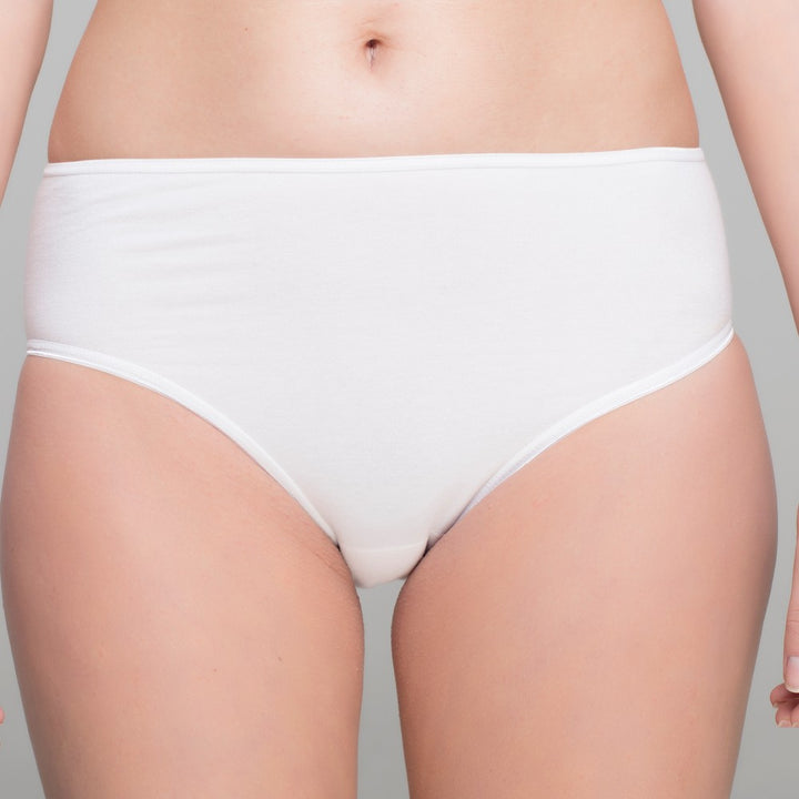 5745 BRAGA MIDI BORDES BRILLANTES SIN COSTURAS 000-Blanco