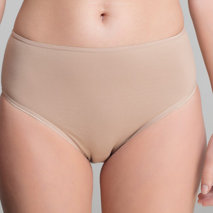 5745 BRAGA MIDI BORDES BRILLANTES SIN COSTURAS 406-Visón Claro