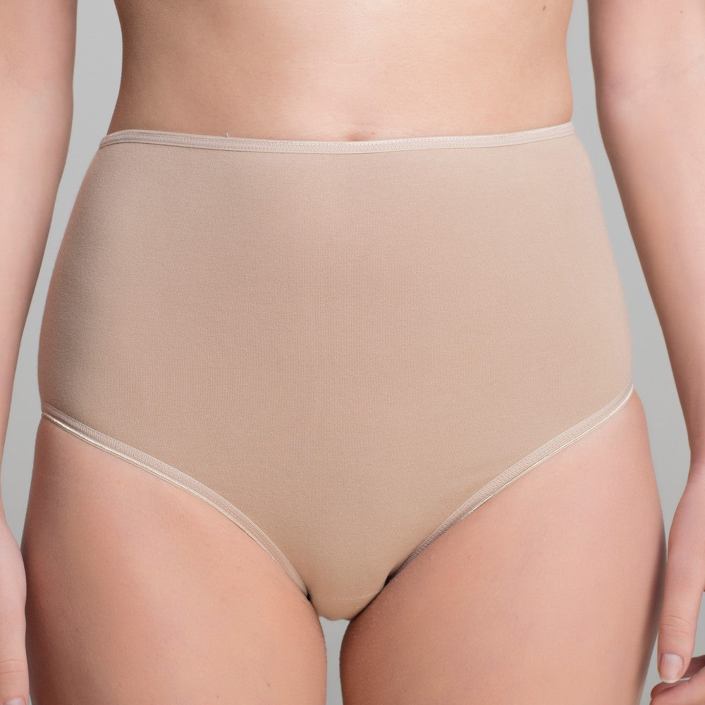 5746 BRAGA ALTA BORDES BRILLANTES SIN COSTURAS 406-Visón Claro