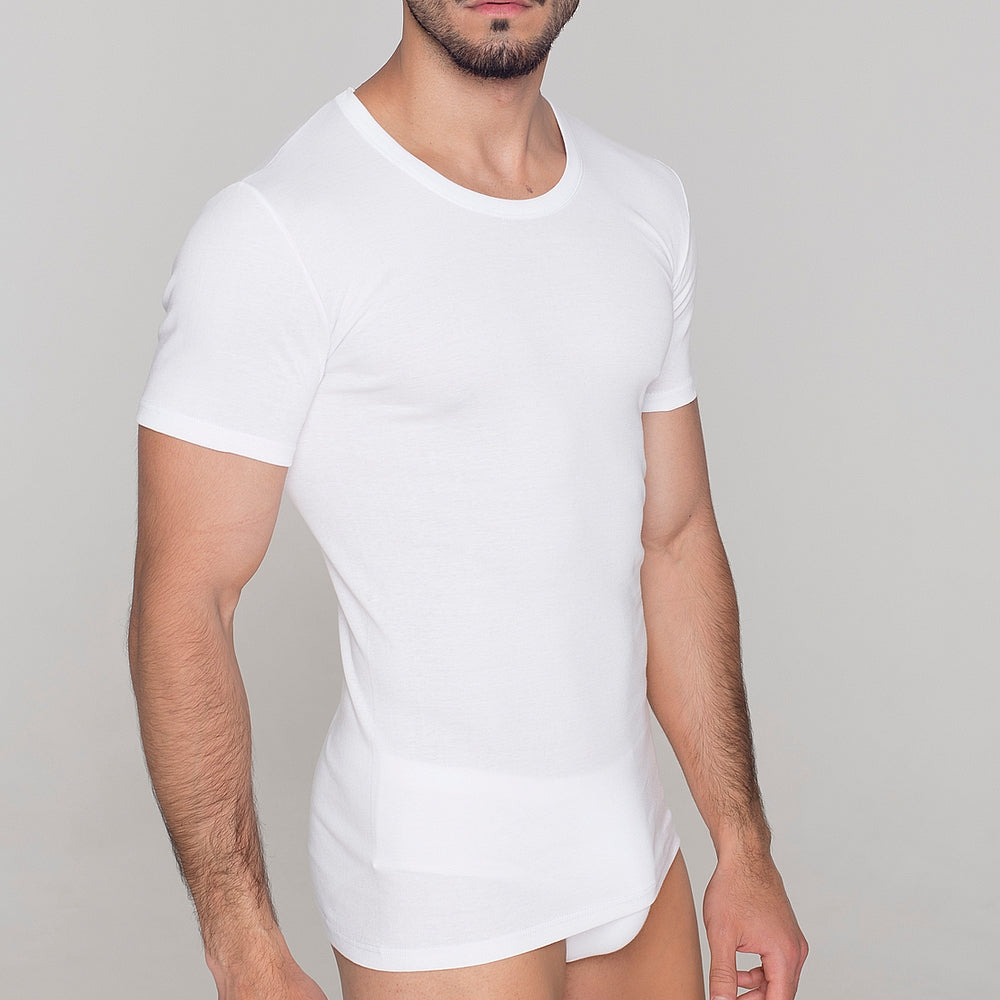 5282 CAMISETA MANGA CORTA BÁSICA 000-Blanco