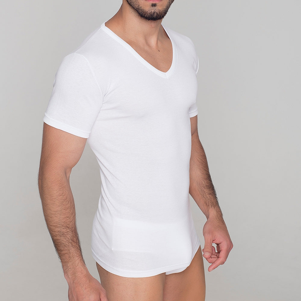 5206 CAMISETA MANGA CORTA CANALÉ CUELLO PICO