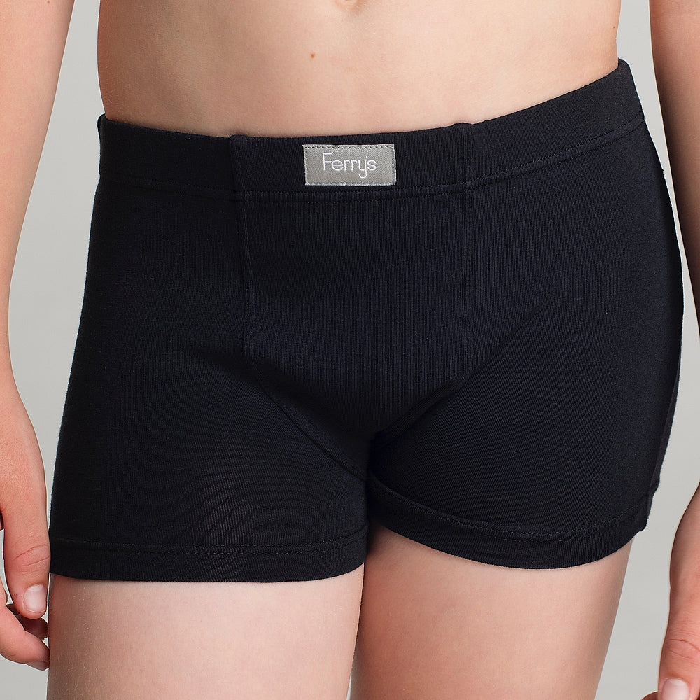 5321 BÓXER CERRADO LISO ADAPTABLE 009-Negro