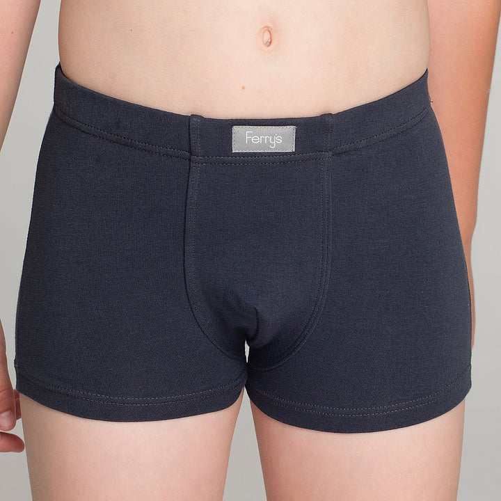 5321 BÓXER CERRADO LISO ADAPTABLE 096-Gris Oscuro