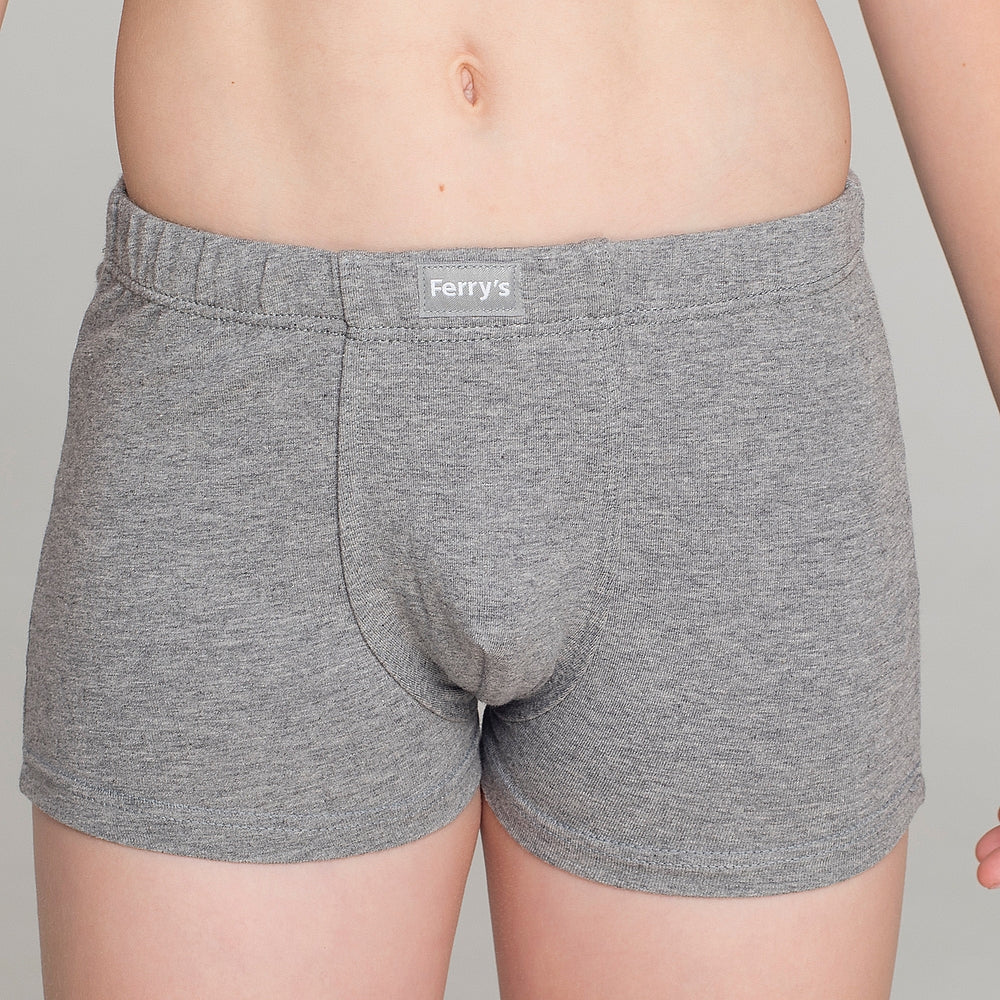 5321 BÓXER CERRADO LISO ADAPTABLE 129-Gris Vigoré