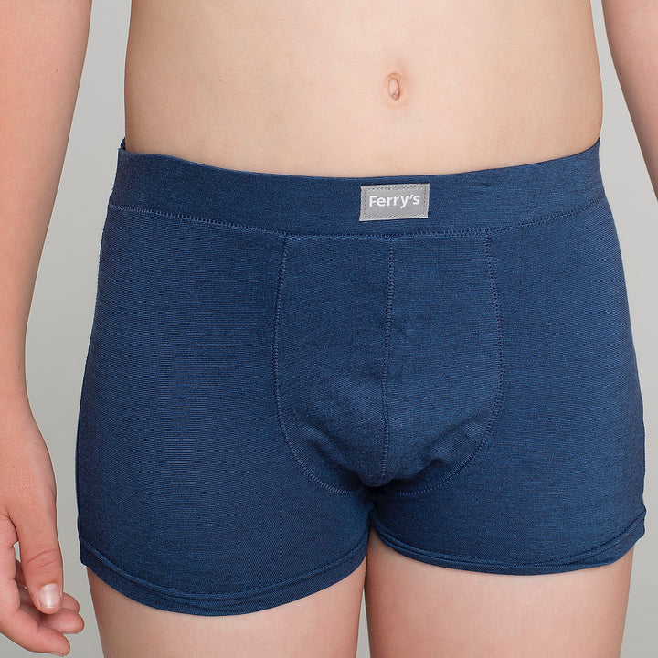 5351 BÓXER CERRADO SEGUNDA PIEL 293-Azul