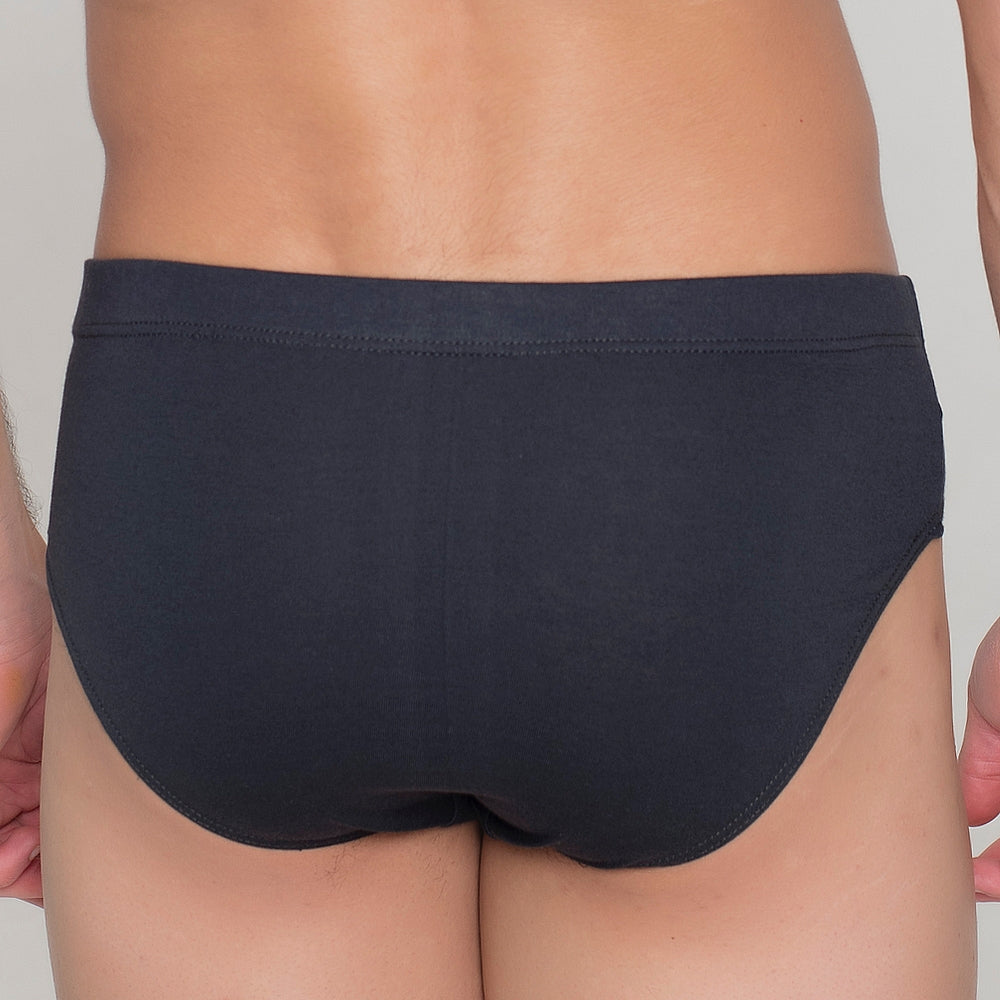 414b PACK DE 3 SLIPS CERRADOS ESTAMPADOS Y LISO GRIS