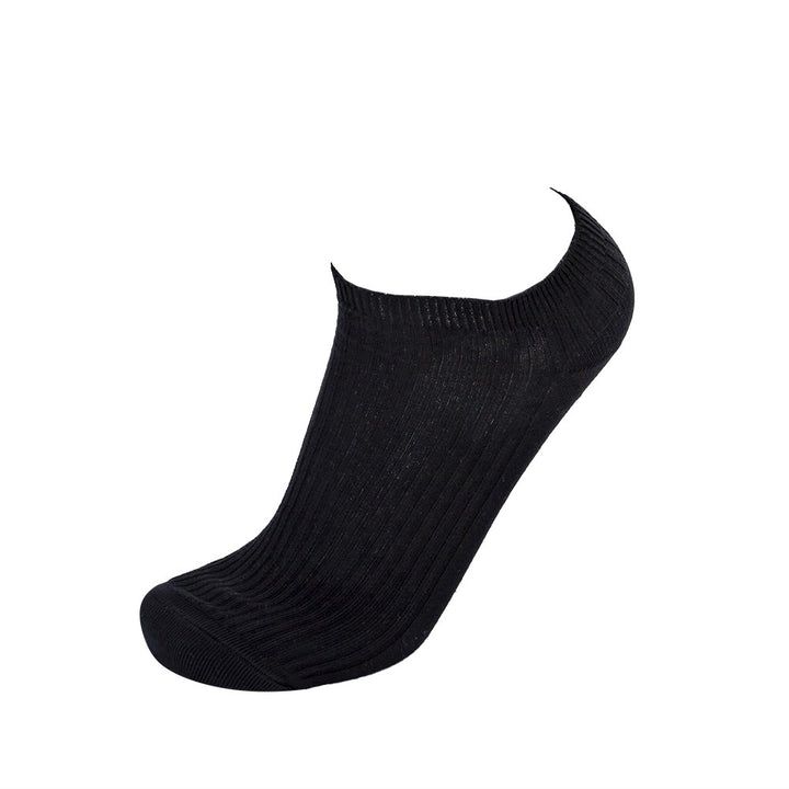 4550 CALCETINES INVISIBLES 100% ALGODÓN ANTIALÉRGICO 009-Negro