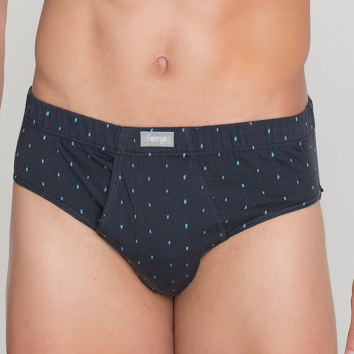 5492b SLIP ABIERTO BORDADO TOPOS 096-Gris Oscuro