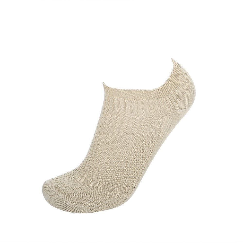 4550 CALCETINES INVISIBLES 100% ALGODÓN ANTIALÉRGICO 452-Beige Arena