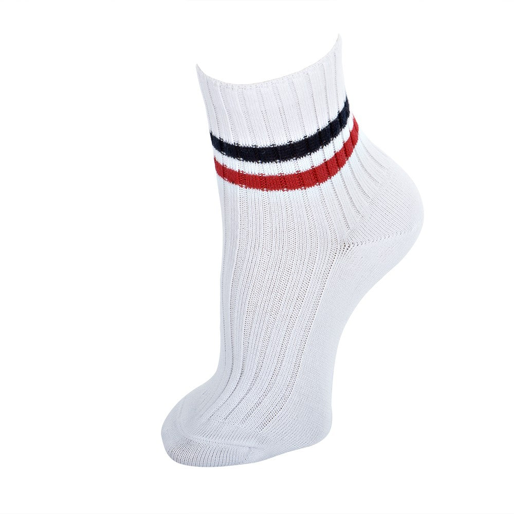 4811 2 PARES CANALÉ TOBILLERO TENIS 000-Blanco