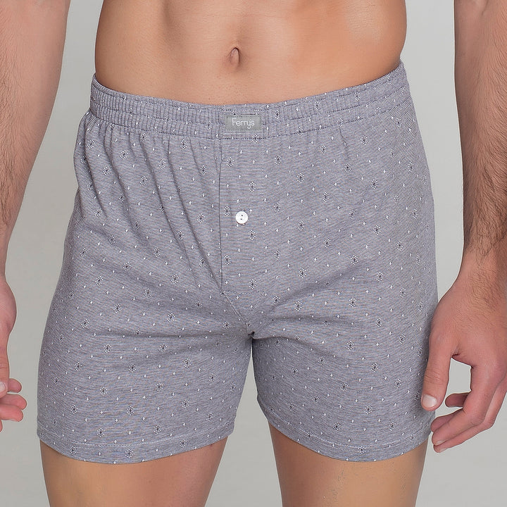 5096b BÓXER ABIERTO BOTÓN BORDADO PICAS 951-Berenjena 2XL-64