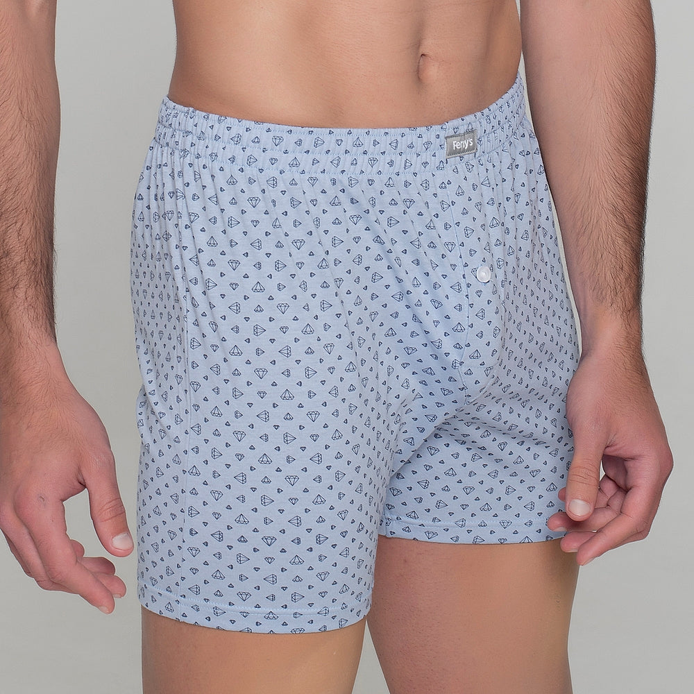 411b PACK 2 BÓXERS ESTAMPADOS AZUL