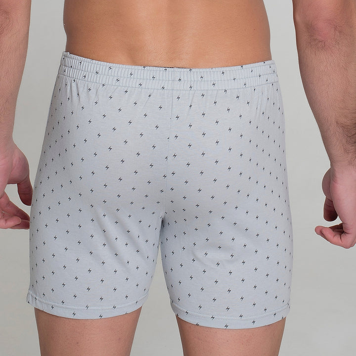 412 PACK 2 BÓXERS ESTAMPADOS GRIS