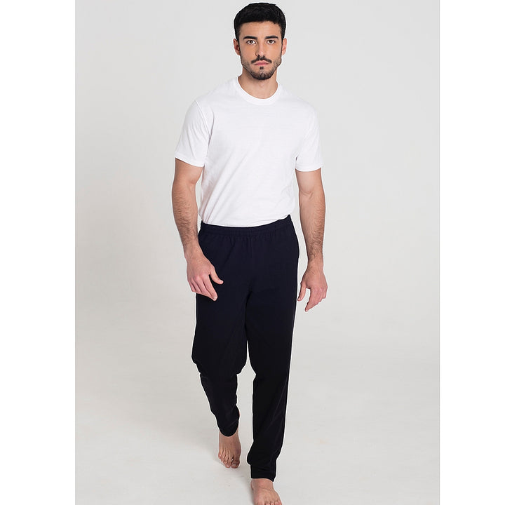 7480 PANTALÓN ALGODÓN BOLSILLOS Y CORDÓN 009-Negro