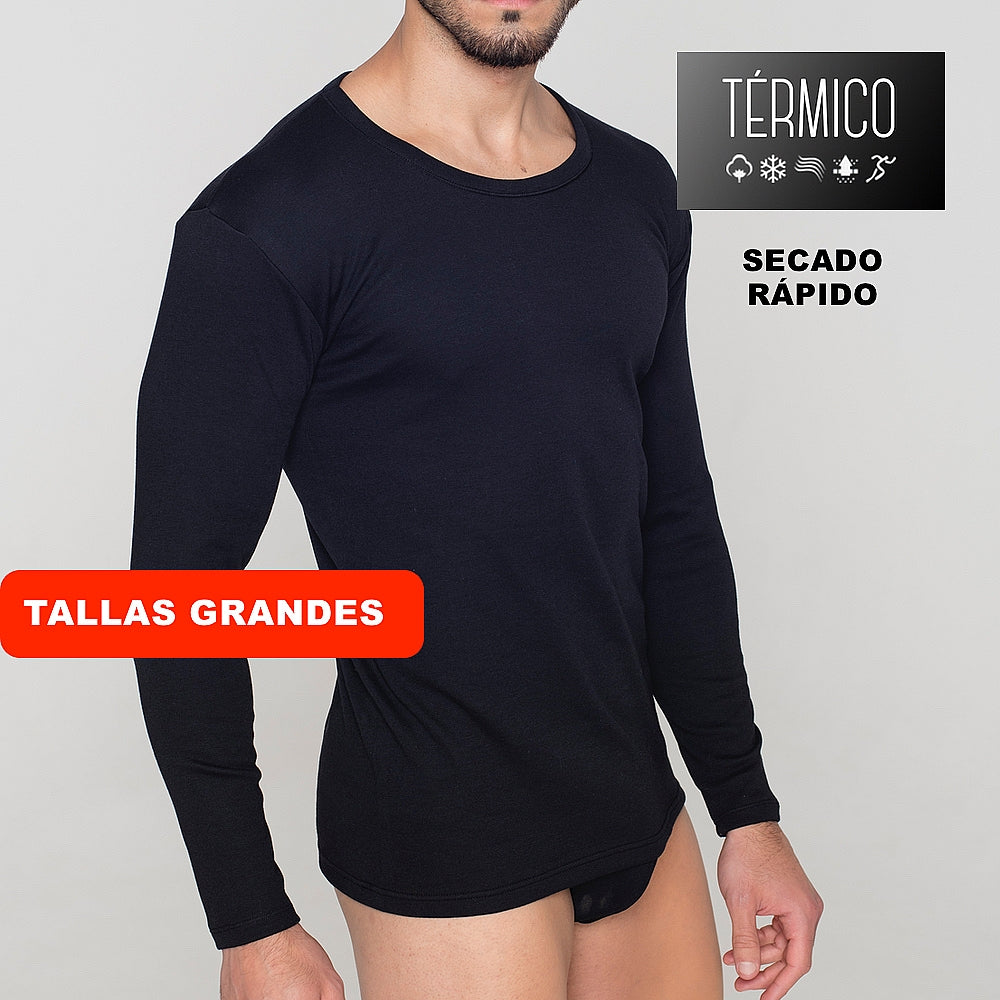 9203b CAMISETA TÉRMICA MANGA LARGA SECADO RÁPIDO