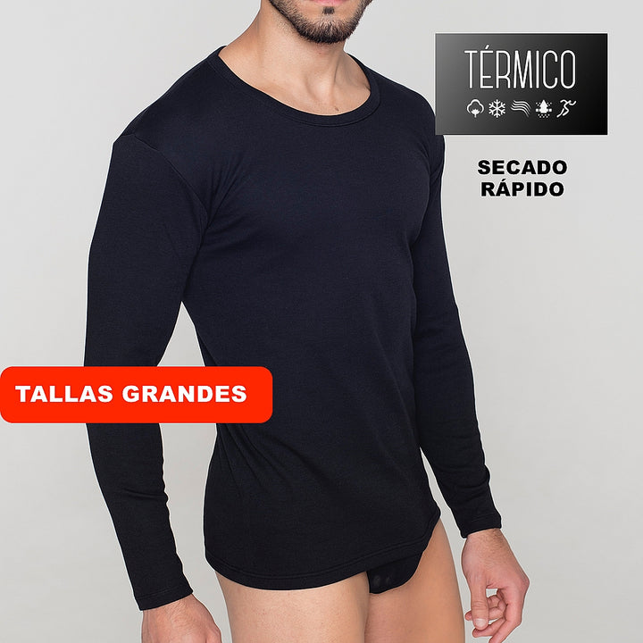 9203b CAMISETA TÉRMICA MANGA LARGA SECADO RÁPIDO