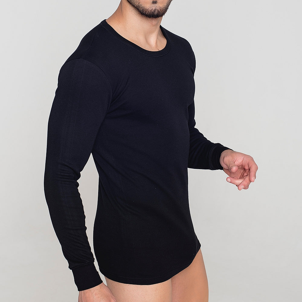 9253 CAMISETA MANGA LARGA AFELPADA TÉRMICA