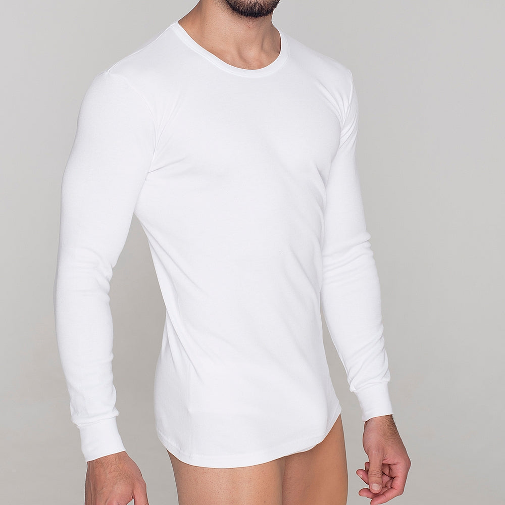 9253b CAMISETA MANGA LARGA AFELPADA TÉRMICA 000-Blanco 2XL-64