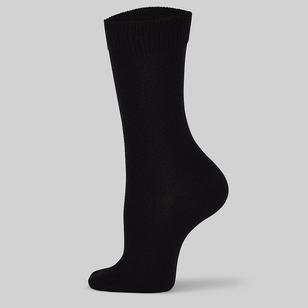 4125 CALCETÍN DE LANA MERINO 009-Negro