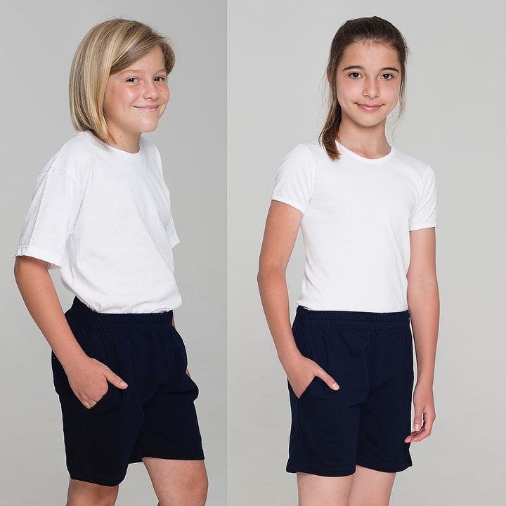 7128 PANTALONES CORTOS UNISEX ALGODÓN 036-Marino